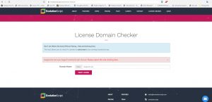 Evolution Script license checker for dragonclix.net domain