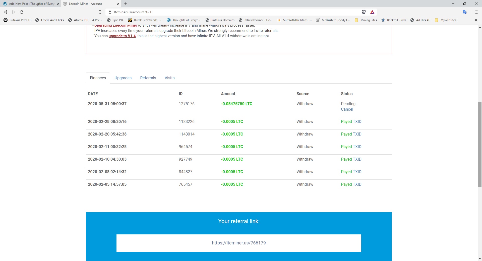 Cloud Mining Testing LTCminer.us (Litecoin Miner) Added To ...