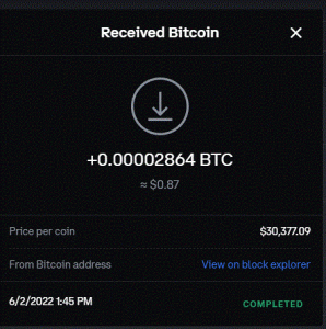 Rukun's 10th payout Cryptotab