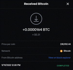 Ru-Kun's 23th payment from Cryptotab
