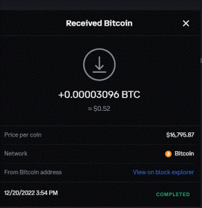 Ru-Kun's 35th BTC payout from Cryptotab