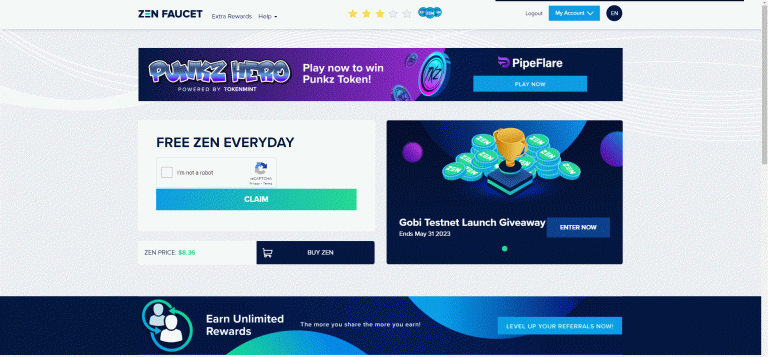 Getzen.cash website