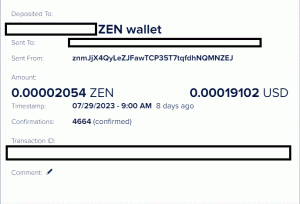Ru-kun's 55th payment from Getzen crypto faucet