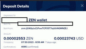 Ru-kun's 56th payment from Getzen crypto faucet