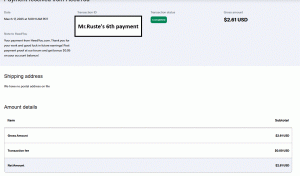 Ru-Kun's 6th HeedYou payout