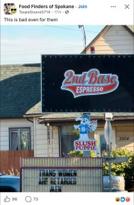 2nd Base Espresso 2026 fucked up ad sign