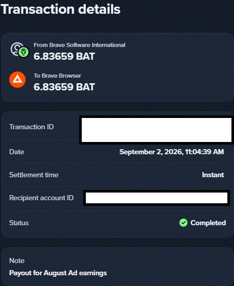 Ru-Kun's 114th Brave Rewards payout